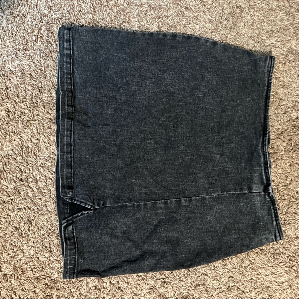 Wild Fable Stretchy black jean skirt size 6